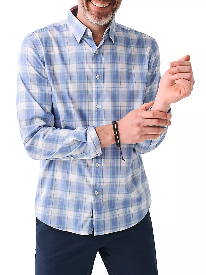 

Рубашка «Движение» Faherty Brand, цвет dune drive plaid