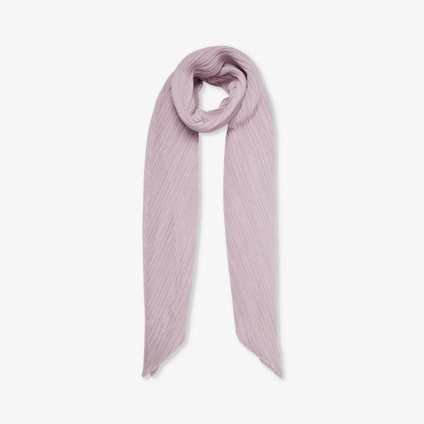 Плиссированный тканый шарф madame Pleats Please Issey Miyake, розовый