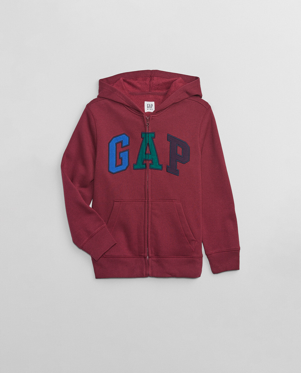 

Толстовка с капюшоном для мальчика Gap, гранатовый