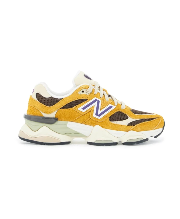 

Кроссовки из сетчатой замши New Balance, желтый