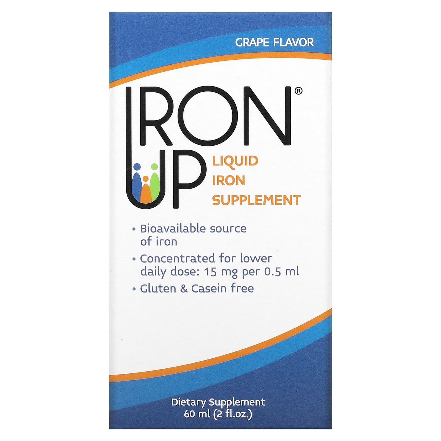 

Iron Up, жидкая добавка с железом, со вкусом винограда, 60 мл (2 жидк. унции), A.C. Grace Company