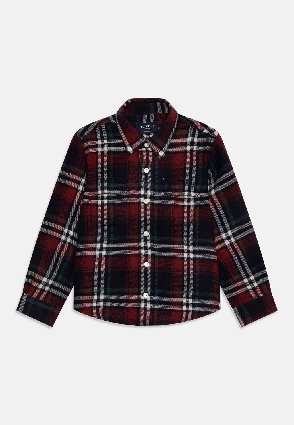 

Рубашка PLAID MINI ME Hackett London, цвет green/red