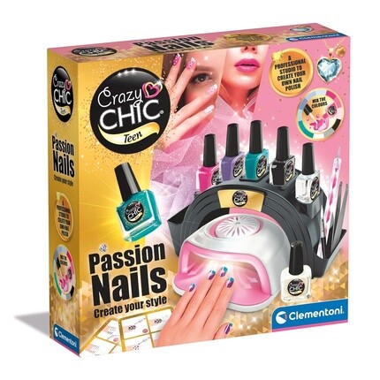 

Clementoni Набор для ногтей Crazy Chic Passion Nails для детей