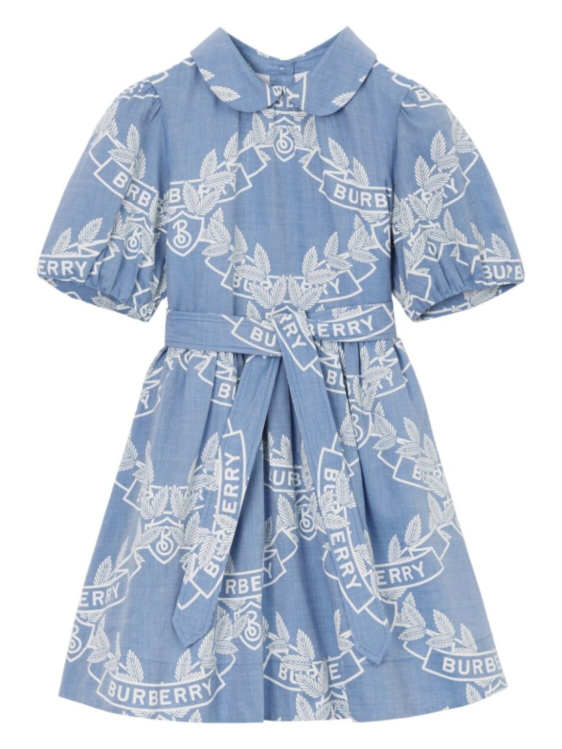 

Burberry Kids худи Oak Leaf Crest, синий
