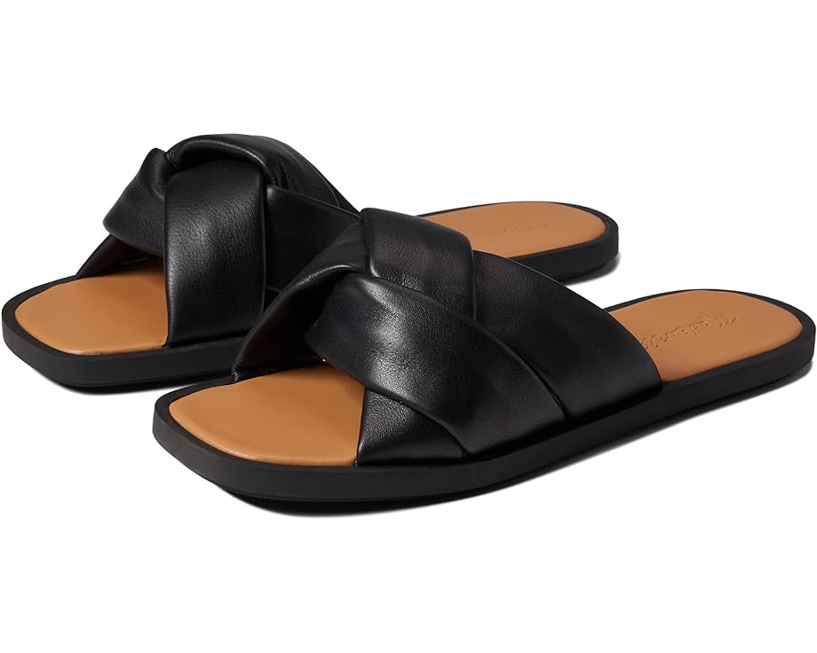 Сандалии Madewell The Jayna Braided Slide Sandal, реальный черный цена и фото