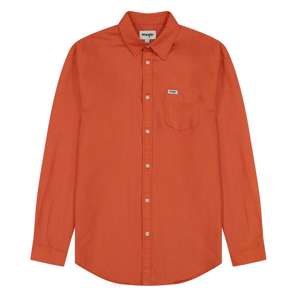 

Рубашка с длинным рукавом Wrangler 112352185 1 Pkt, оранжевый