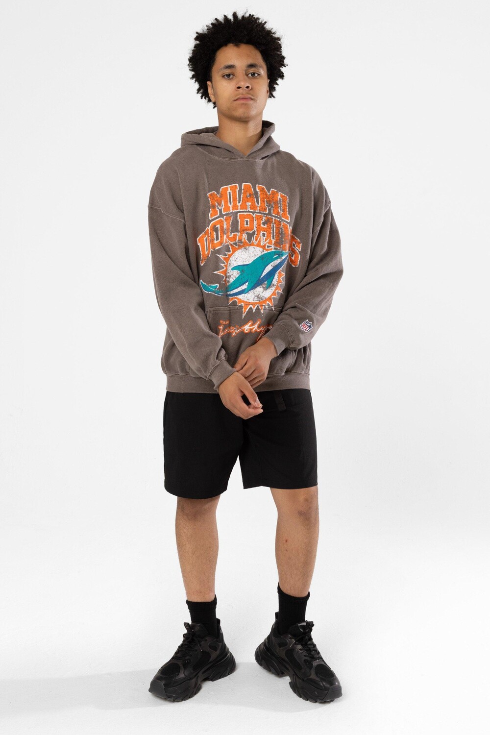 

Коричневая толстовка NFL X Miami Dolphins Hype, коричневый