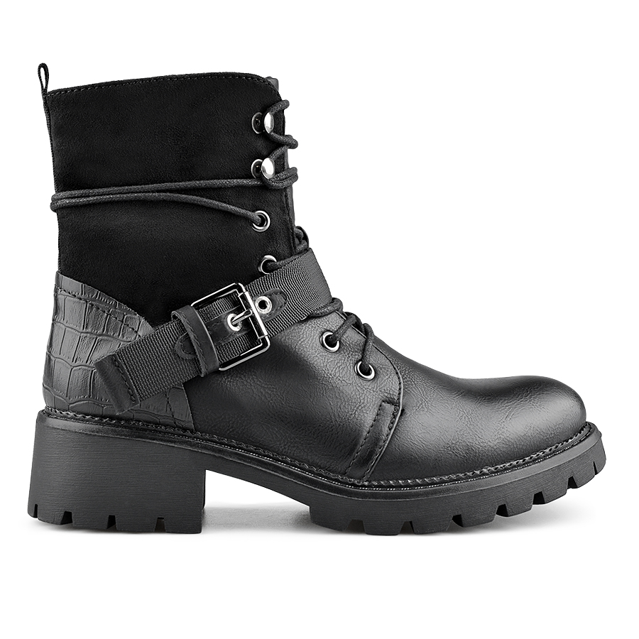 

Женские повседневные ботинки черные Tendenz, Черный