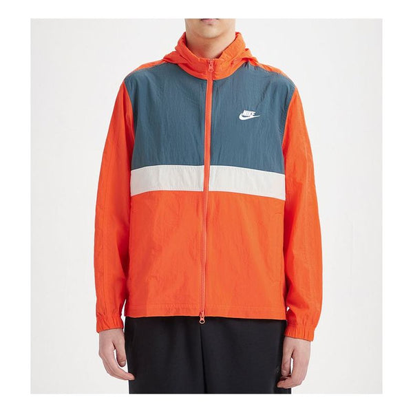 куртка wmns nike cny new year s edition jacket orange dq5366 817 оранжевый Куртка Nike Sportswear Woven Jacket Orange, оранжевый