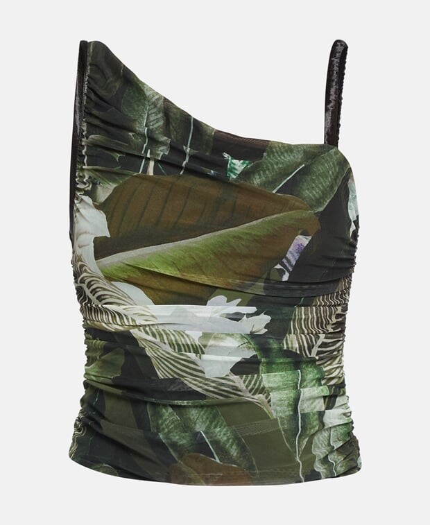 

Асимметричный топ Guess, зеленый