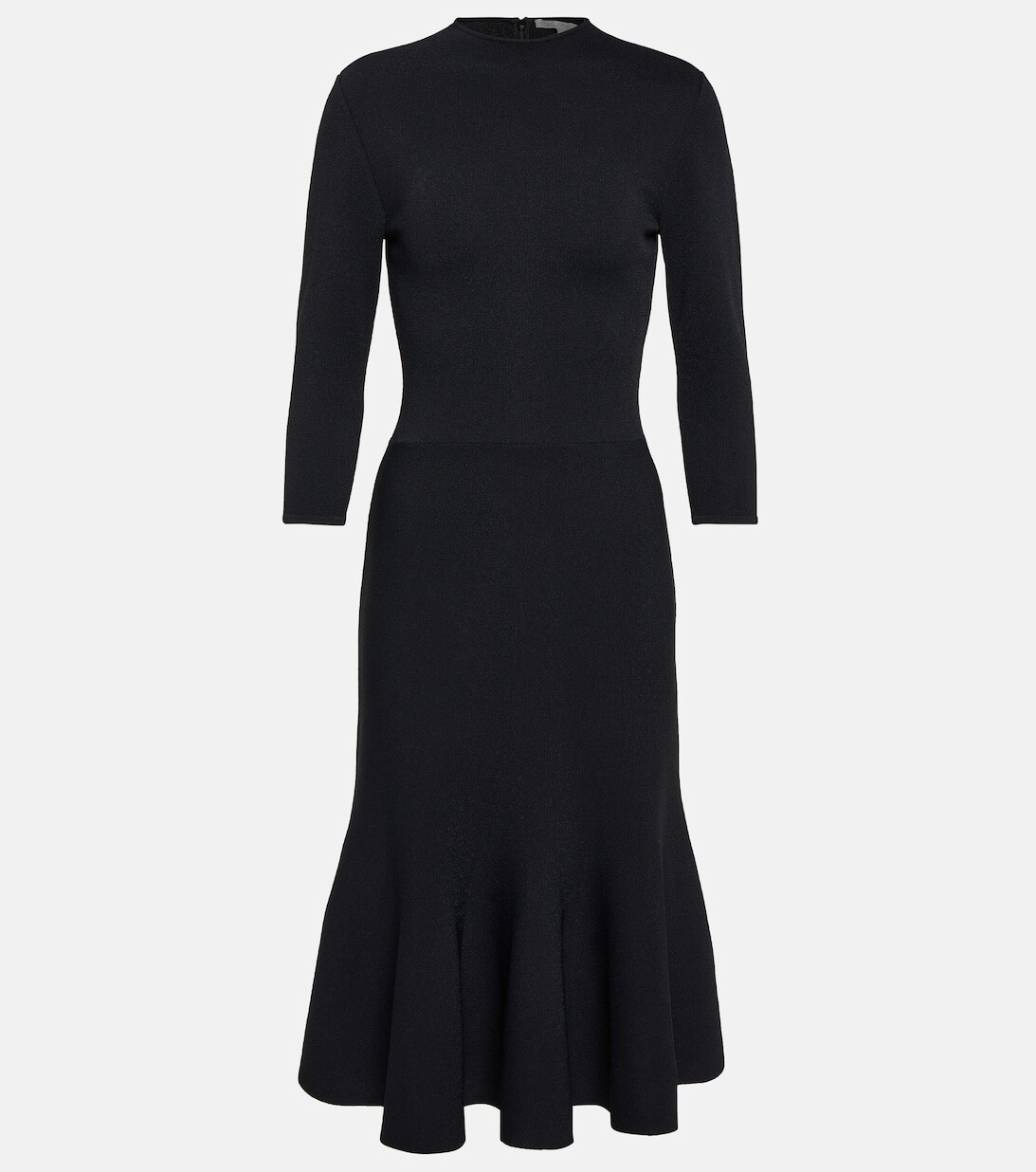 

Платье миди с воротником-стойкой STELLA MCCARTNEY, черный
