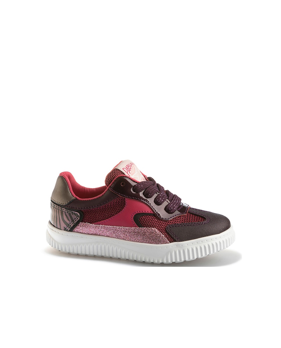 Красные кожаные спортивные туфли для девочки Pablosky, красный туфли pixel туфли для девочек 6 612025 2303