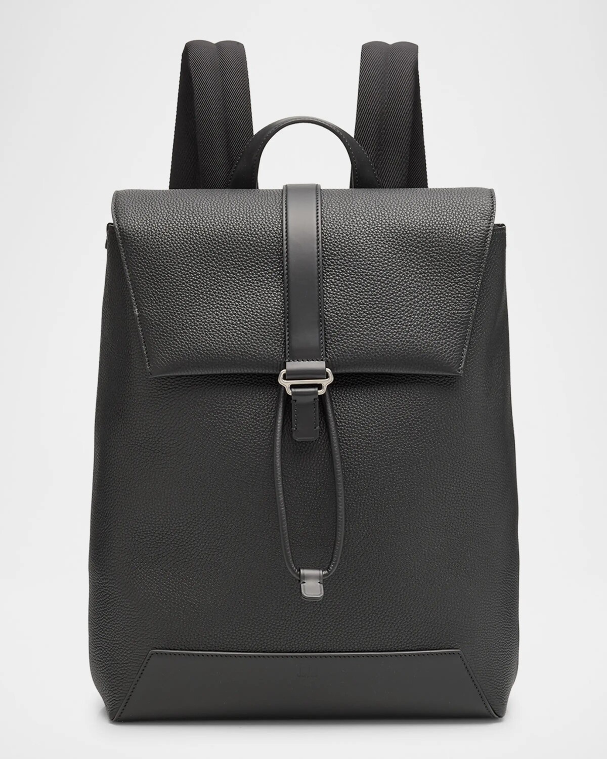 

Мужской кожаный рюкзак 1893 Harness с клапаном Dunhill, черный