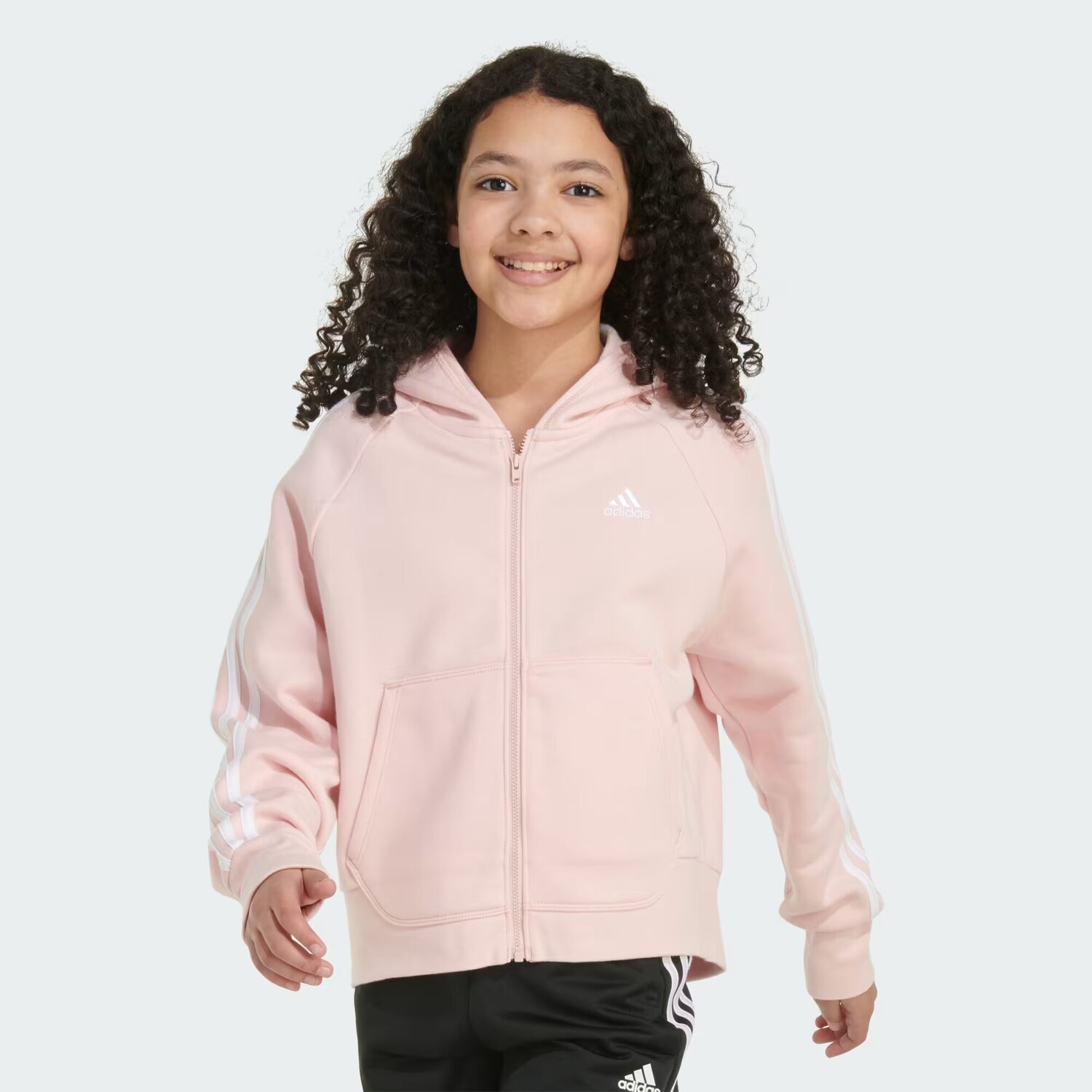 

Куртка flc с капюшоном 3s Adidas, цвет Soft Pink