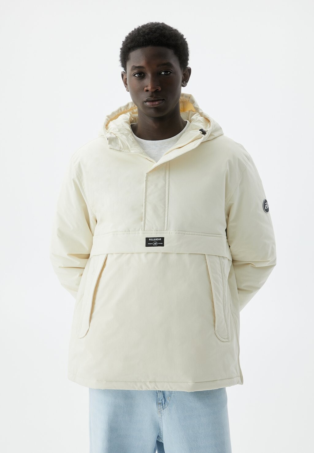 

Зимняя куртка Pouch PULL&BEAR, бежевый