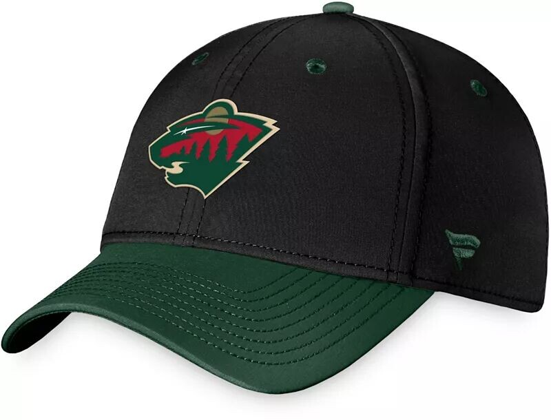 

Двухцветная гибкая кепка Authentic Pro Draft NHL Minnesota Wild 2023