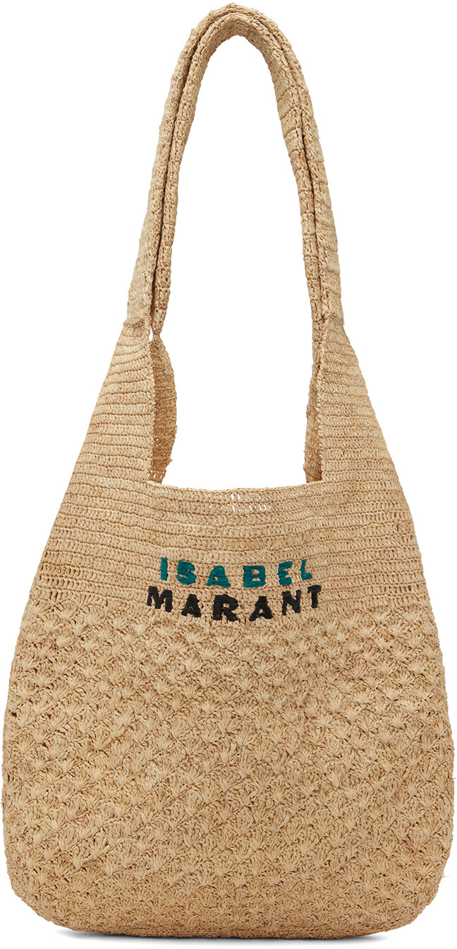 

Бежевая сумка-тоут Praia среднего размера Isabel Marant