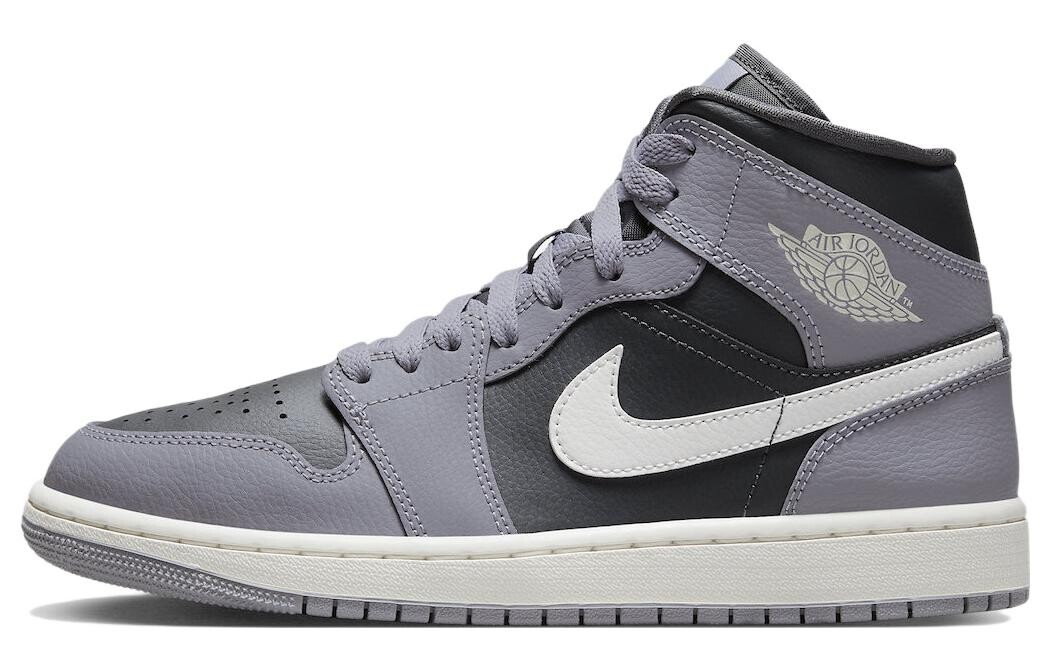 

Баскетбольные кроссовки Jordan 1 Mid Cement Grey Vintage (женские)