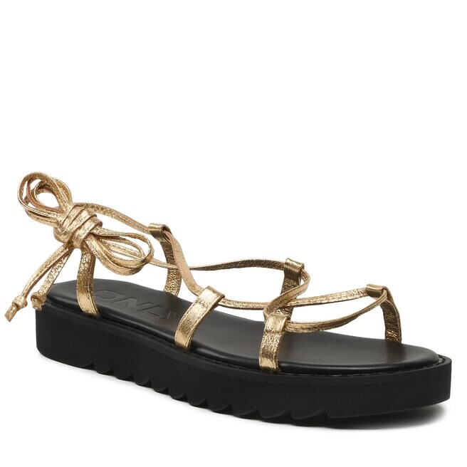 

Сандалии ONLY Shoes Chunky, золото