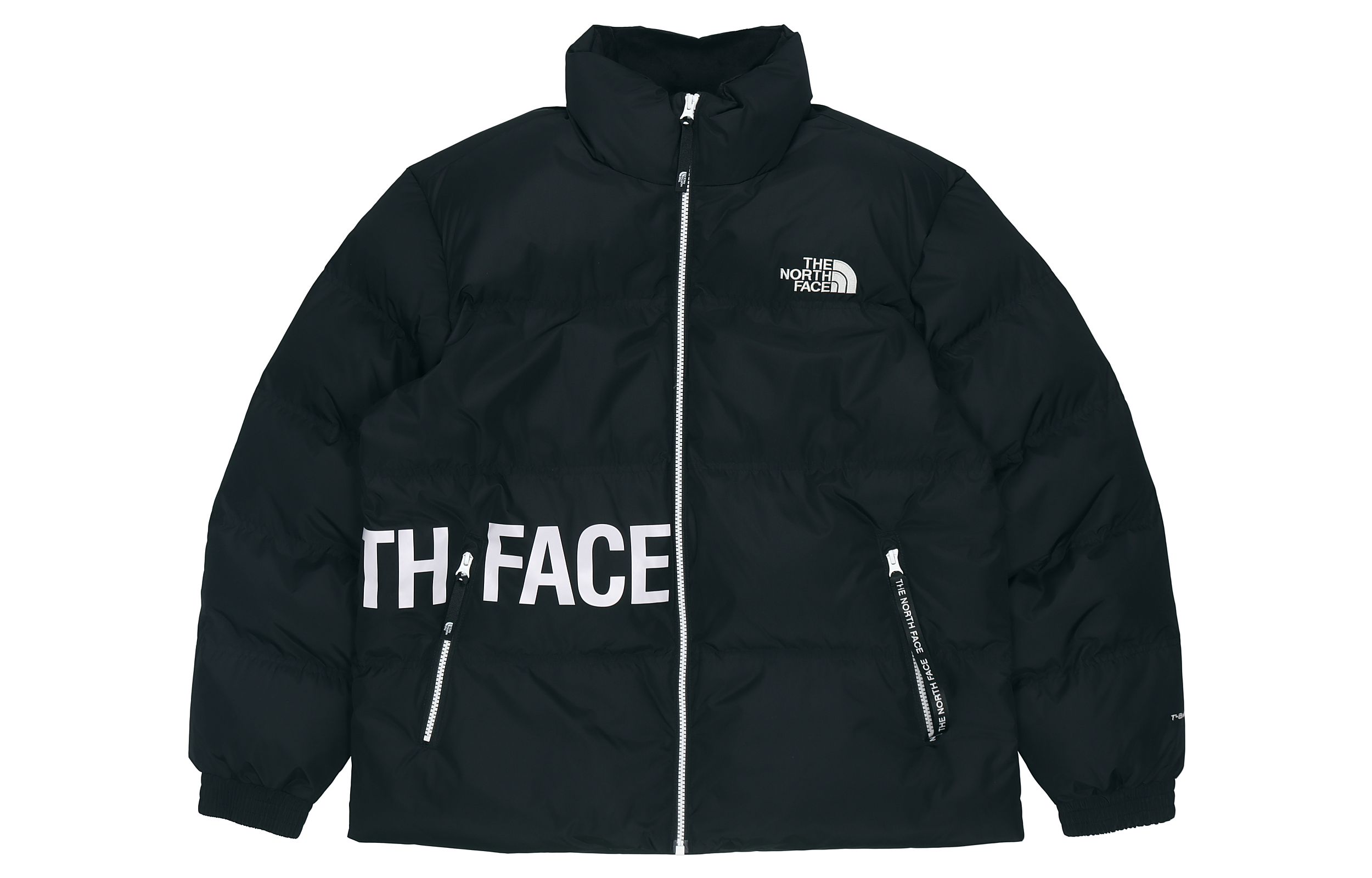 

Стеганая куртка унисекс черная The North Face, черный