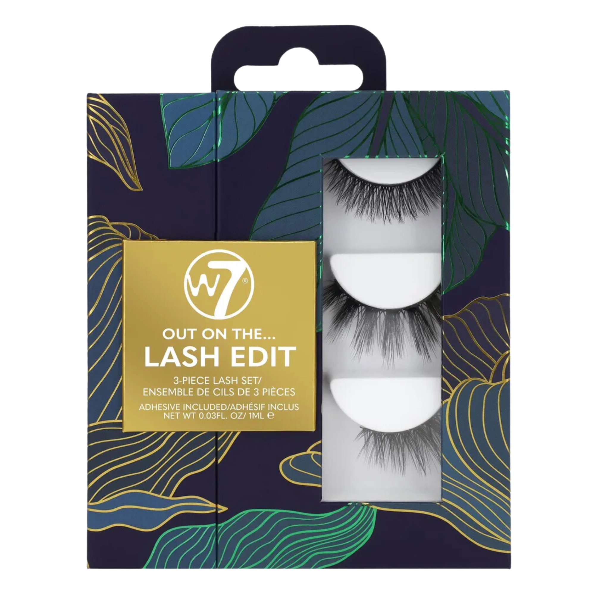 Накладные ресницы W7 Lash Edit, 3 пары/1 упаковка женский макияж бигуди для ресниц накладные ресницы натуральная завивка косметика инструменты для красоты бигуди для ресниц