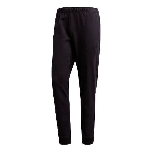 Спортивные штаны Men's adidas Solid Color Knit Soccer/Football Sports Pants/Trousers/Joggers Black, черный