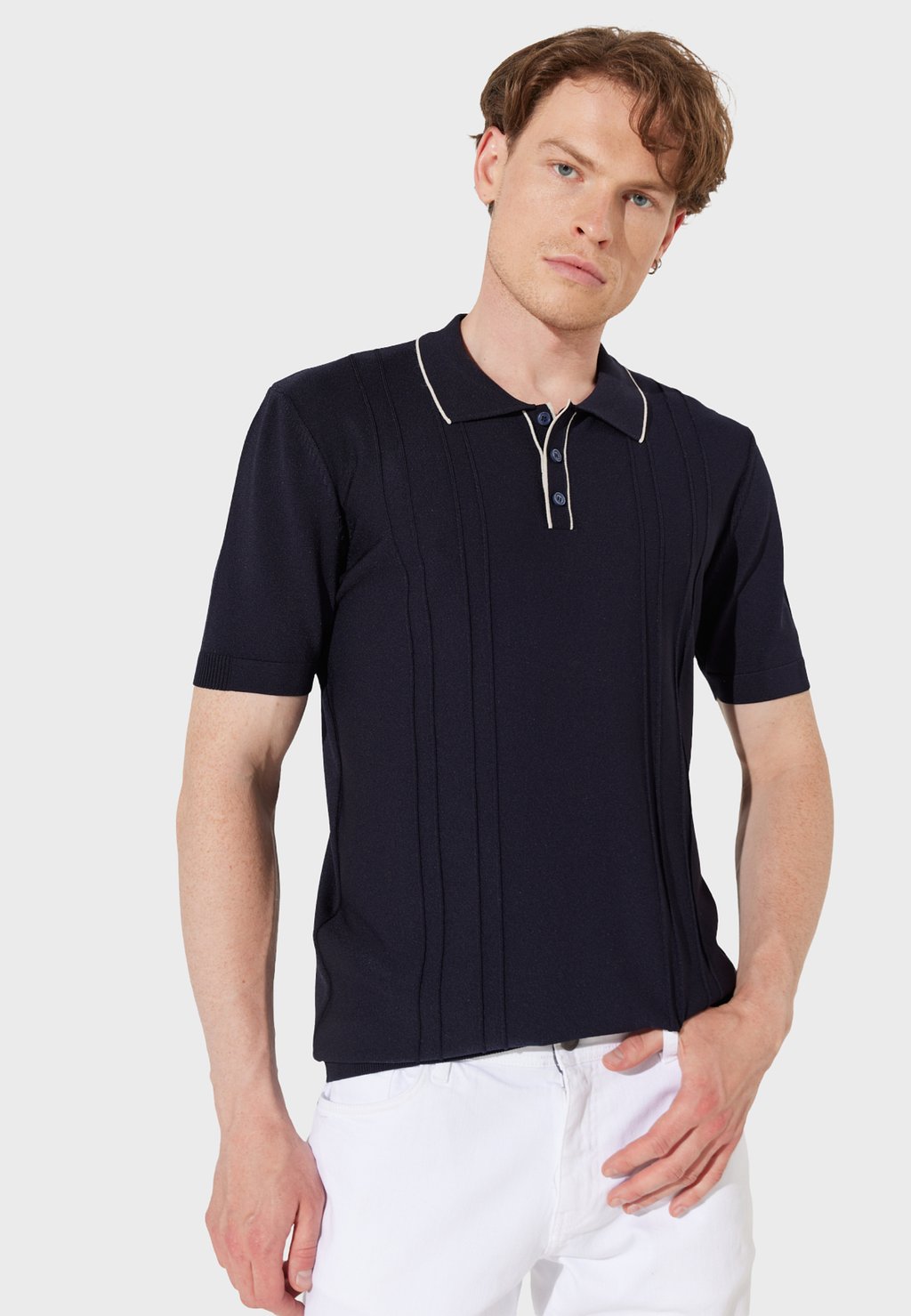 цена Рубашка-поло STANDARD FIT SHORT SLEEVE AC&CO / ALTINYILDIZ CLASSICS, цвет Standard Fit Knitwear Short Sleeve Polo Collar