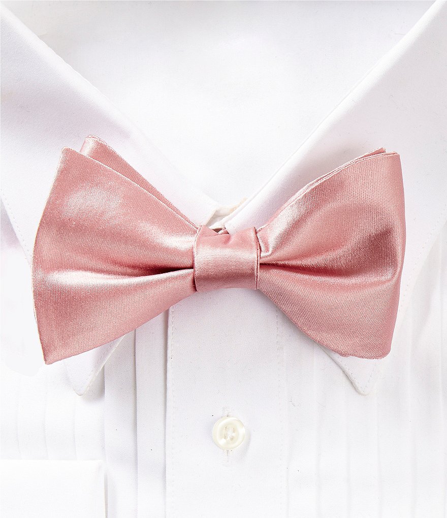 Классический шелковый галстук-бабочка Cremieux, розовый