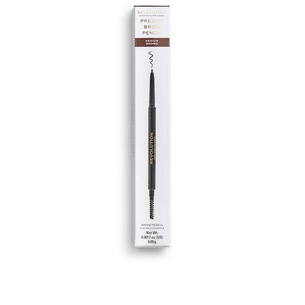 Подводка для глаз Precise brow pencil #light brown Revolution make up, 0,05 г, medium brown тинт для бровей темно коричневый 6мл makeup revolution