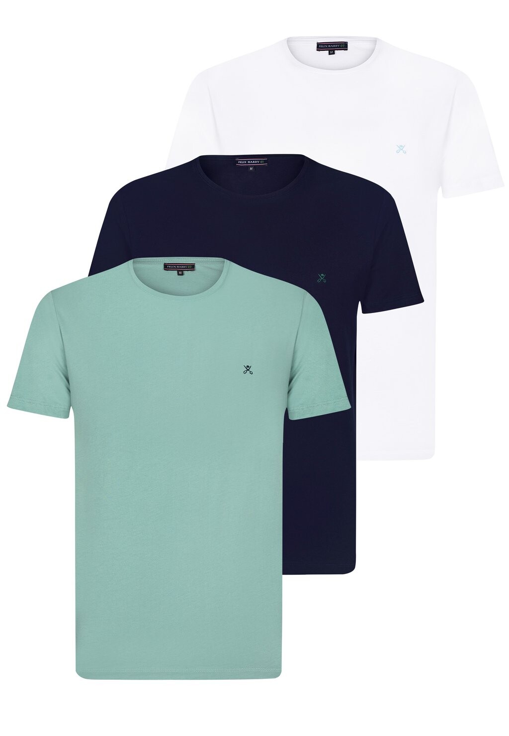 

Базовая футболка 3 PACK CREW NECK Felix Hardy, цвет light green
