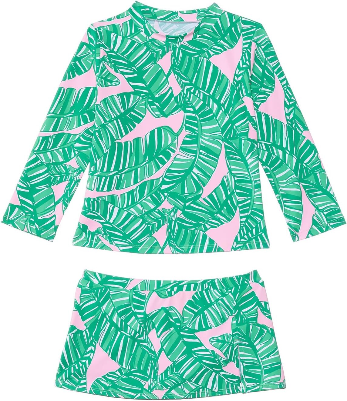 

Шорты для плавания Lilly Pulitzer Sharlene Rashguard Set Up, цвет Green/Pink