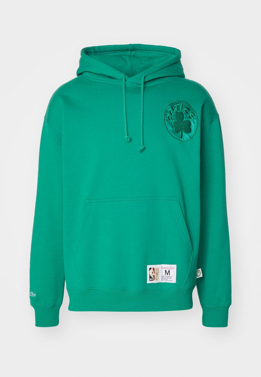 

Team Tonal Logo Heavyweight Fleece Hoodie Mitchell & Ness, цвет kelly green