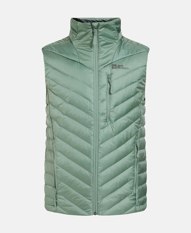 

Мягкий пуховый жилет Jack Wolfskin, зеленый