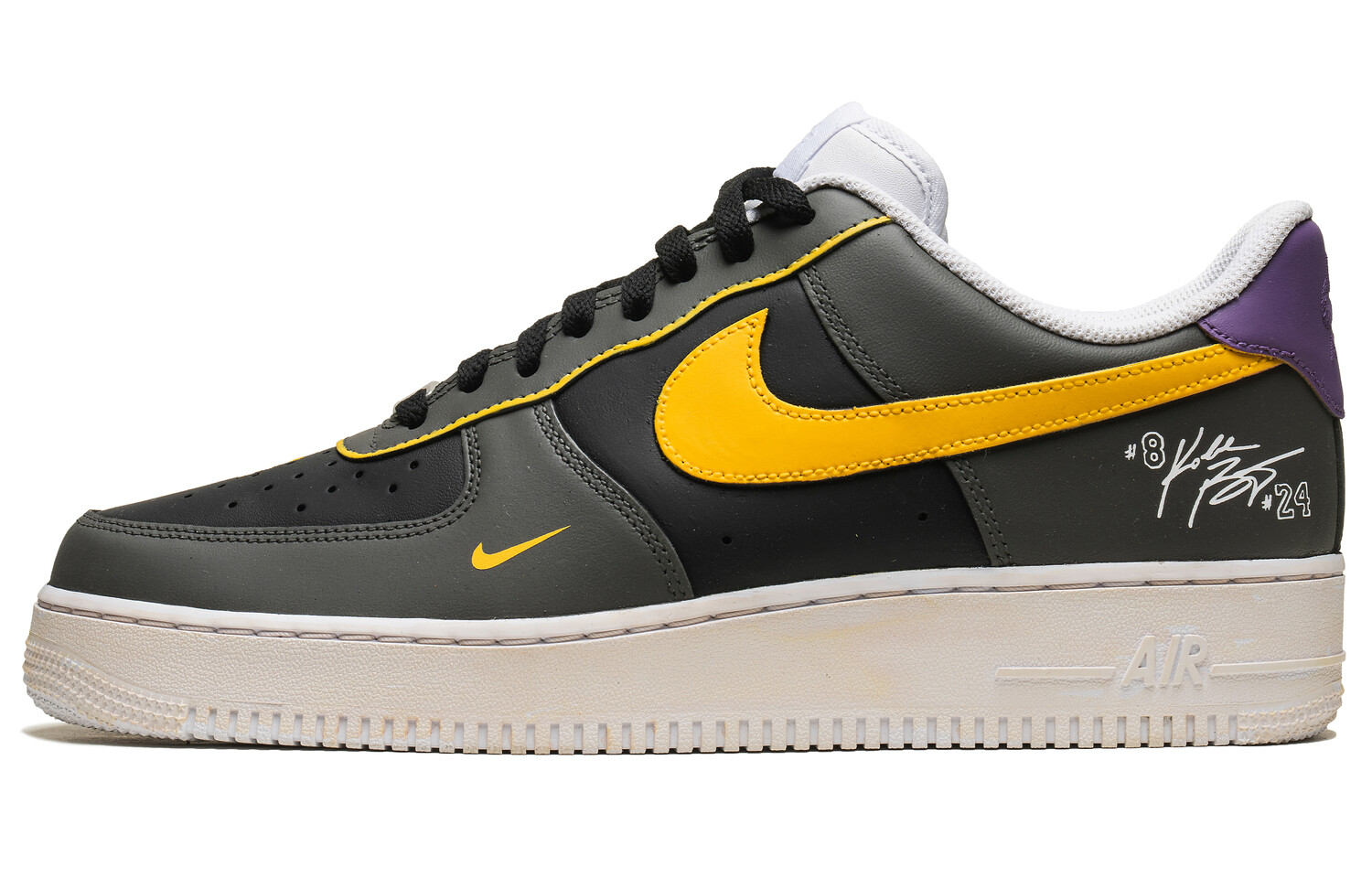 

Кроссовки Nike Air Force 1 Skateboarding Shoes Unisex Low-top Black, серый