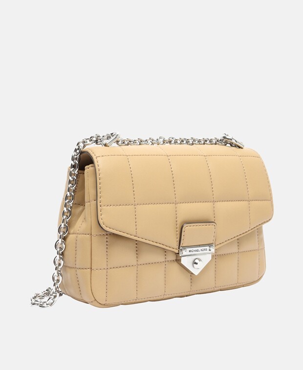 

Кожаная сумка через плечо Michael Michael Kors, кэмел