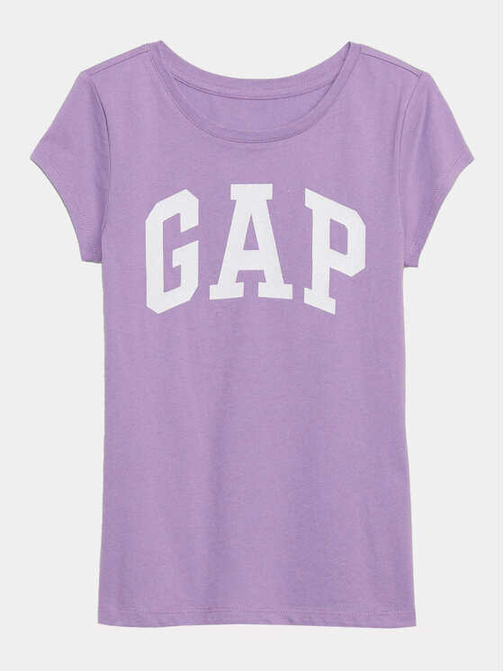 

Футболка стандартного кроя Gap, фиолетовый