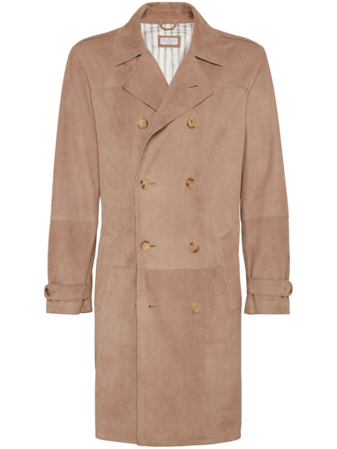 

Brunello Cucinelli пальто с заостренными лацканами, коричневый