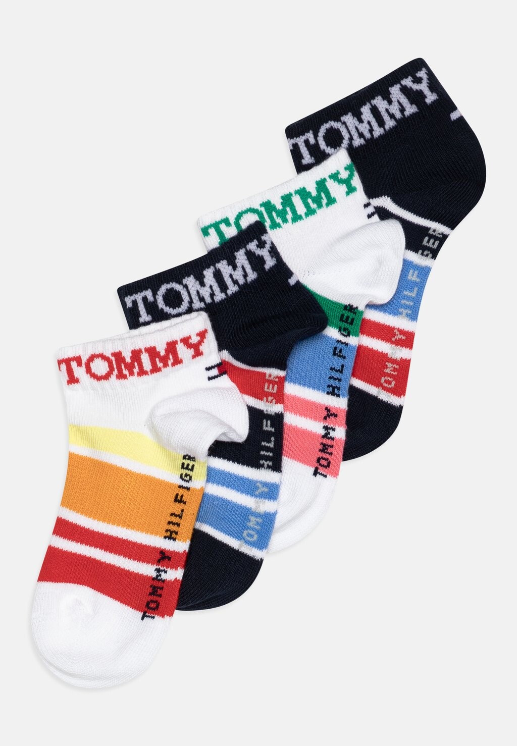 

Носки KIDS QUARTER SPORT UNISEX, 4 комплекта Tommy Hilfiger, цвет olympic blue