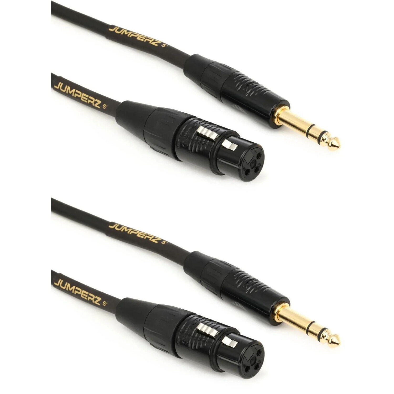 

Кабель JUMPERZ JGTRSXF-5 Gold — 5 футов (2 шт.)
