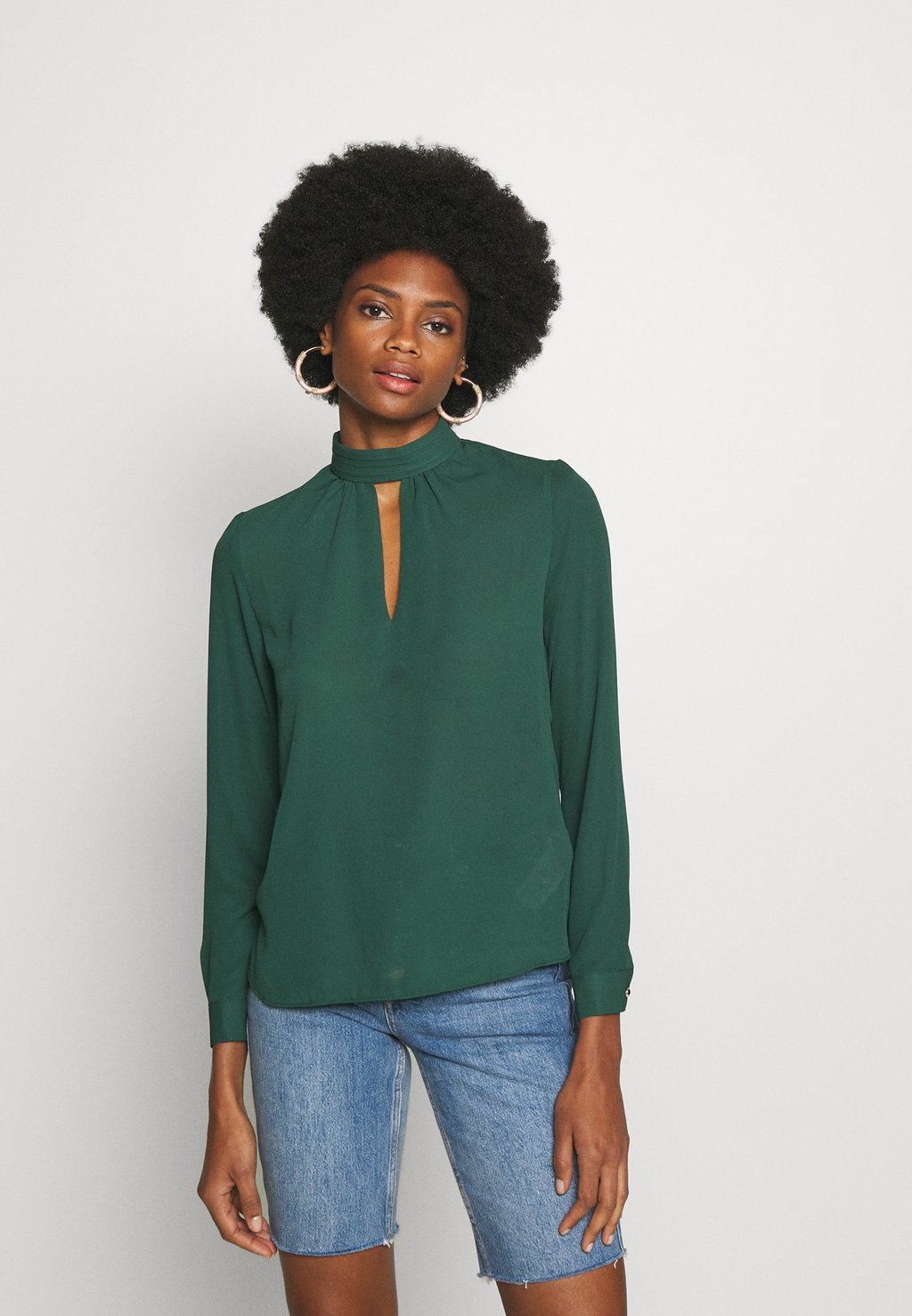 Блуза Trendyol, цвет emerald green