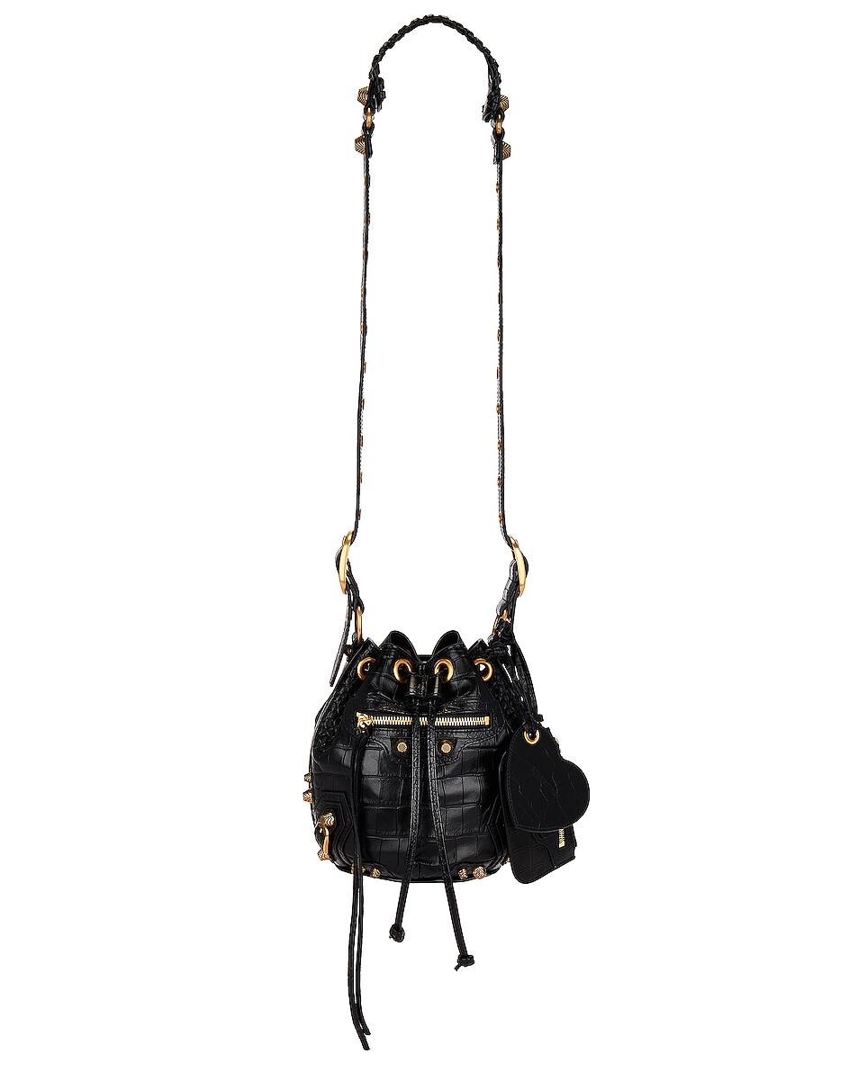 

Сумка Balenciaga Xs Le Cagole Bucket, черный