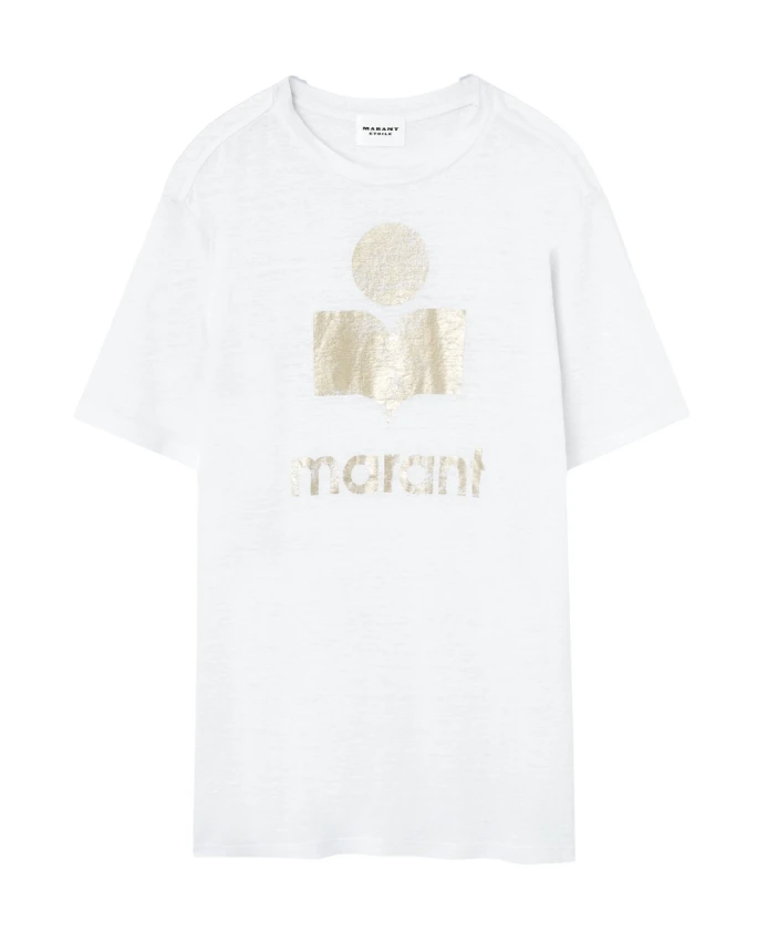 

Рубашка с принтом Isabel Marant, белый