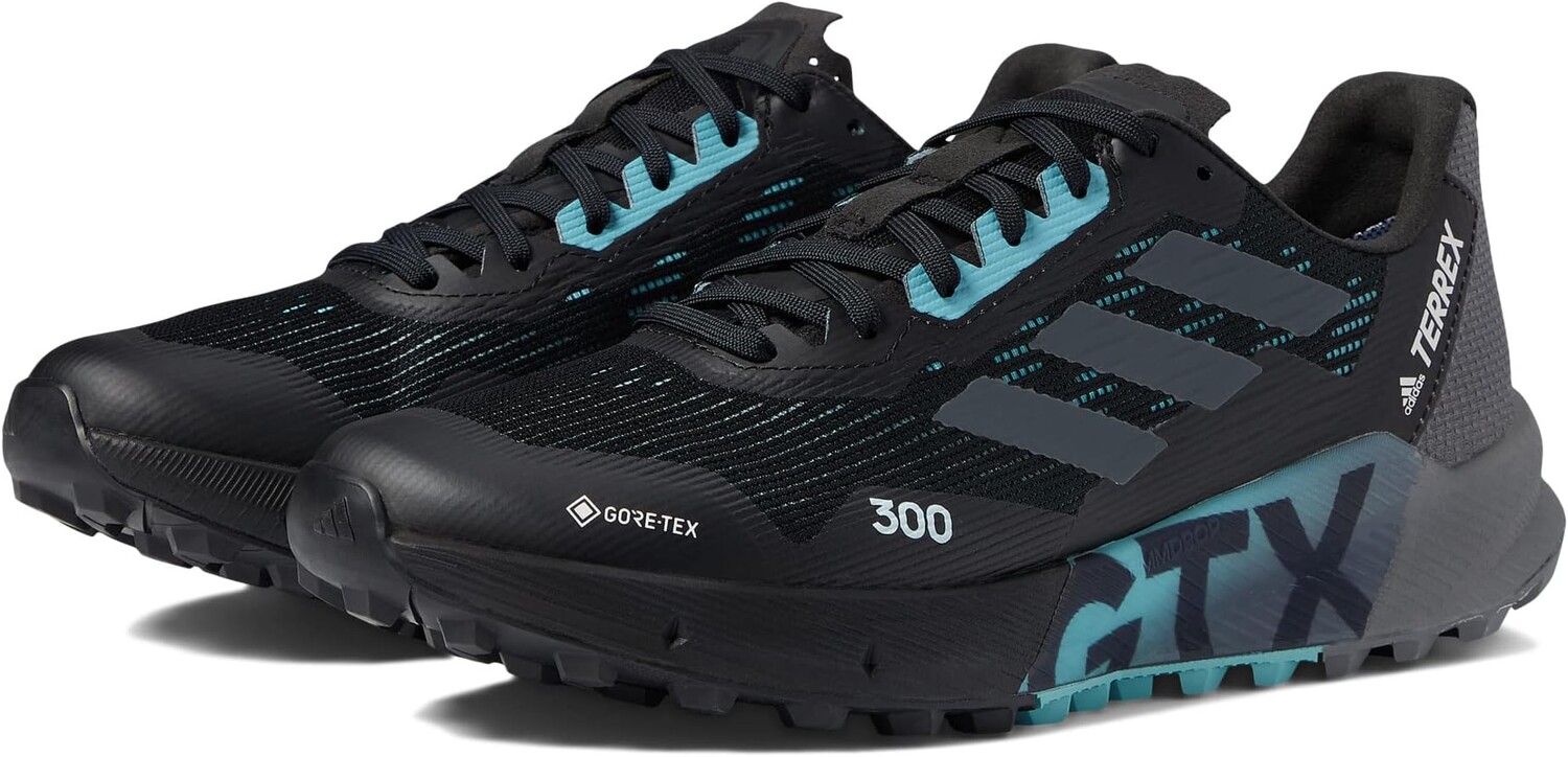 

Кроссовки Terrex Agravic Flow 2 GTX adidas, цвет Black/Grey /Mint Ton