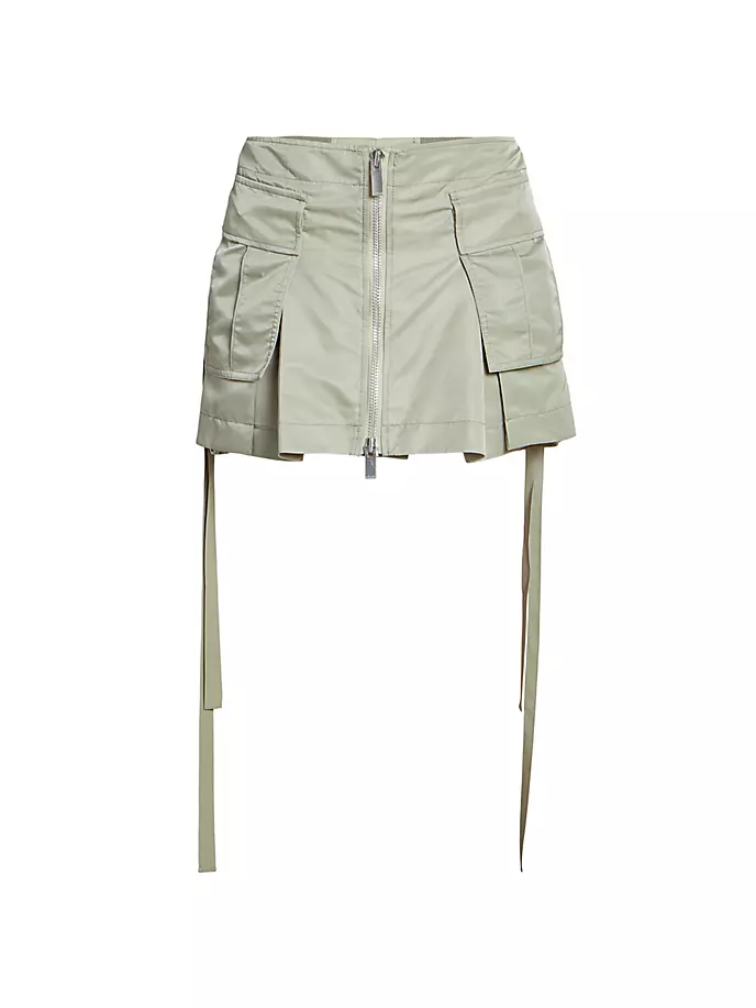 

Шорты карго, смешанная техника Sacai, цвет light khaki