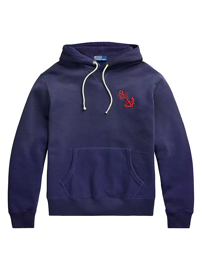 

Флисовая толстовка Anchor Vintage Polo Ralph Lauren, цвет dark cobalt