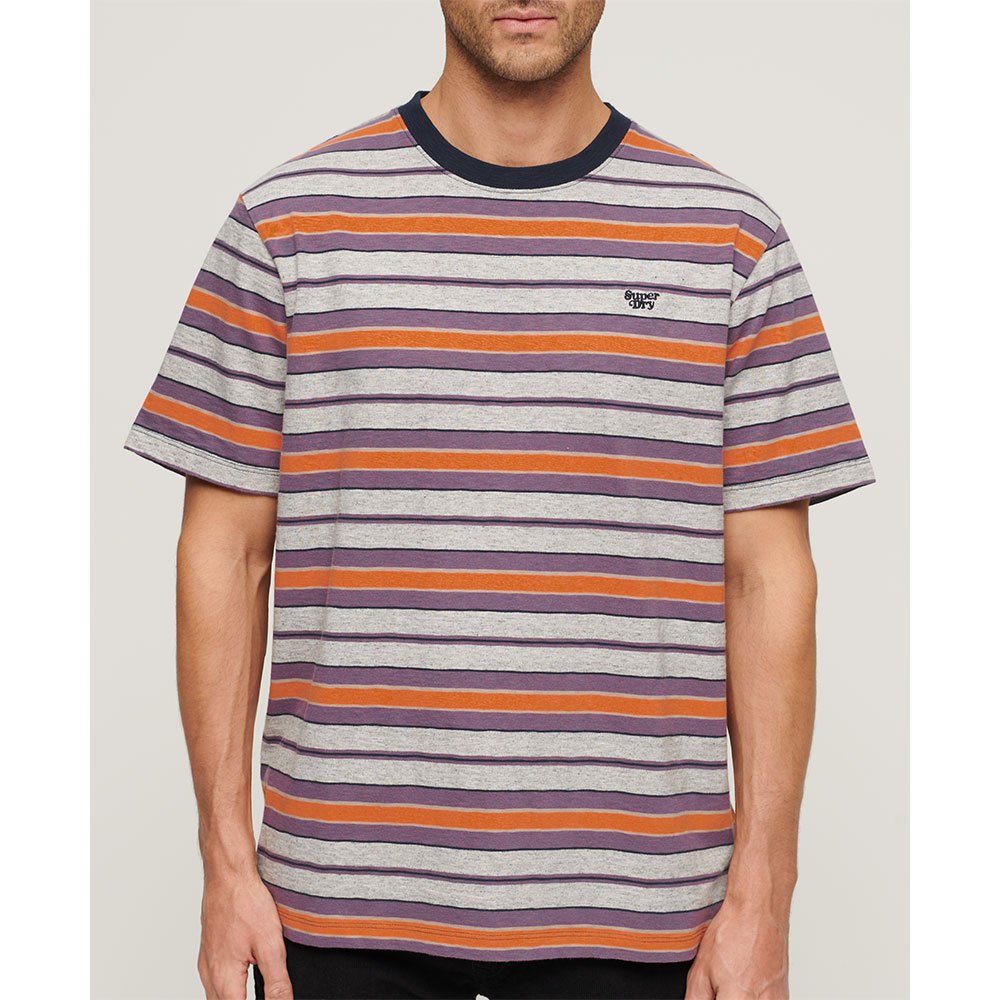 

Футболка Superdry Relaxed Fit Stripe Short , оранжевый