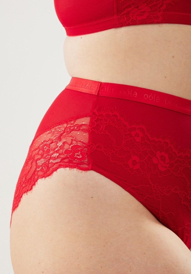 

Брюки LOGO HIGH WAIST Oola Lingerie, красный