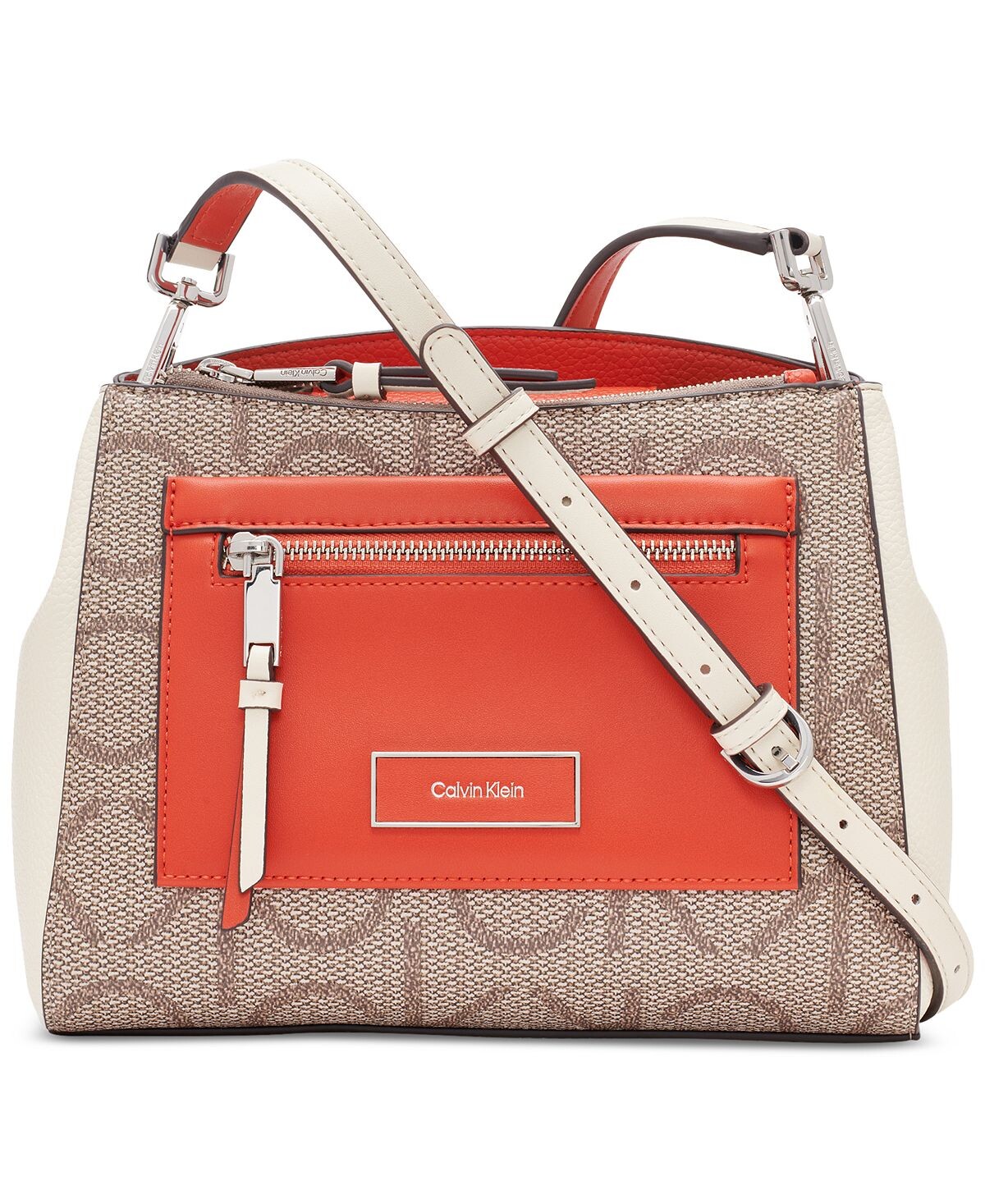 

Кроссбоди Hadley Signature с цветными блоками Calvin Klein