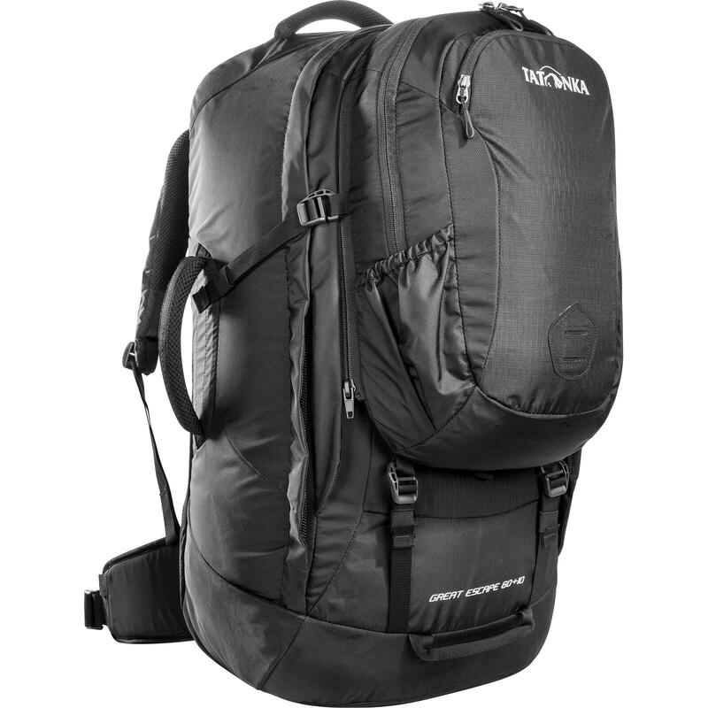 Дорожный рюкзак Great Escape 60+10 черный TATONKA, цвет schwarz