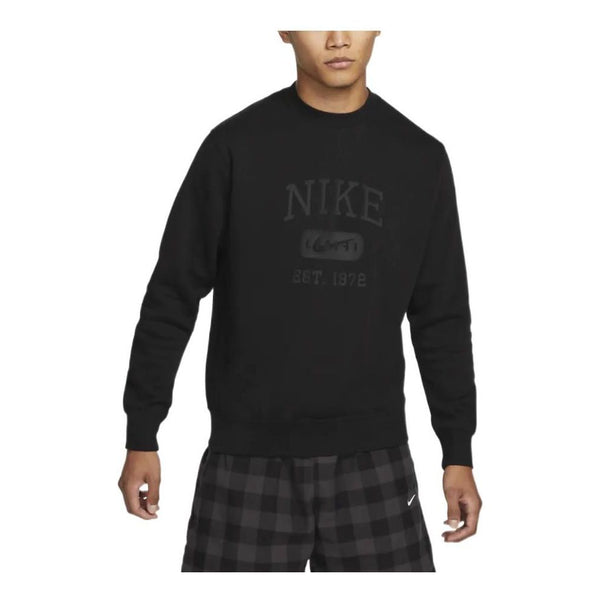 Толстовка Nike NSW logo sweatshirt 'Black', черный